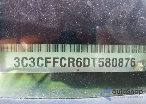 2013 Fiat 500 Lounge from USA, damaged, VIN 3C3CFFCR6DT580876